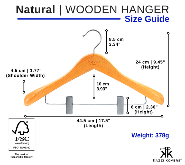 Clip Hanger | Size Guide