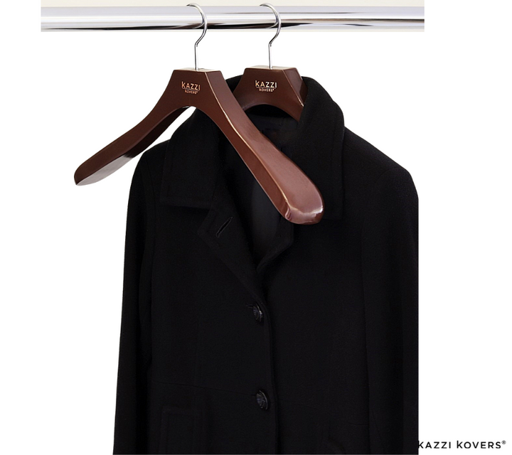 Premium Walnut Coat Hangers