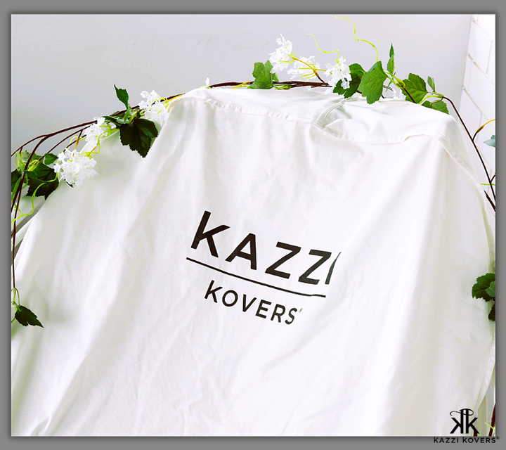 Kazzi Kovers cream coloured wedding dress cover bag | 100% Cotton