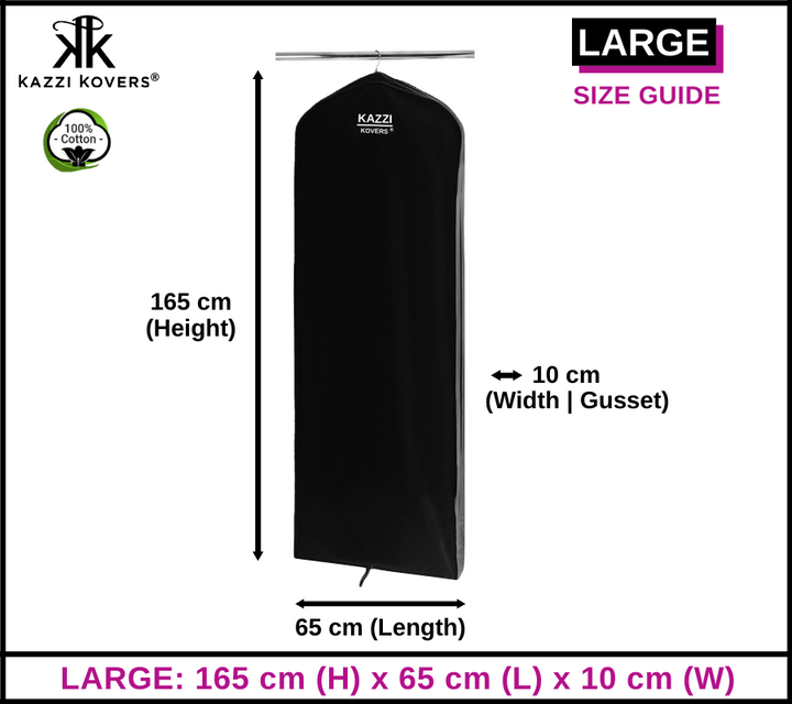 LARGE Garment Bag | Size Guide