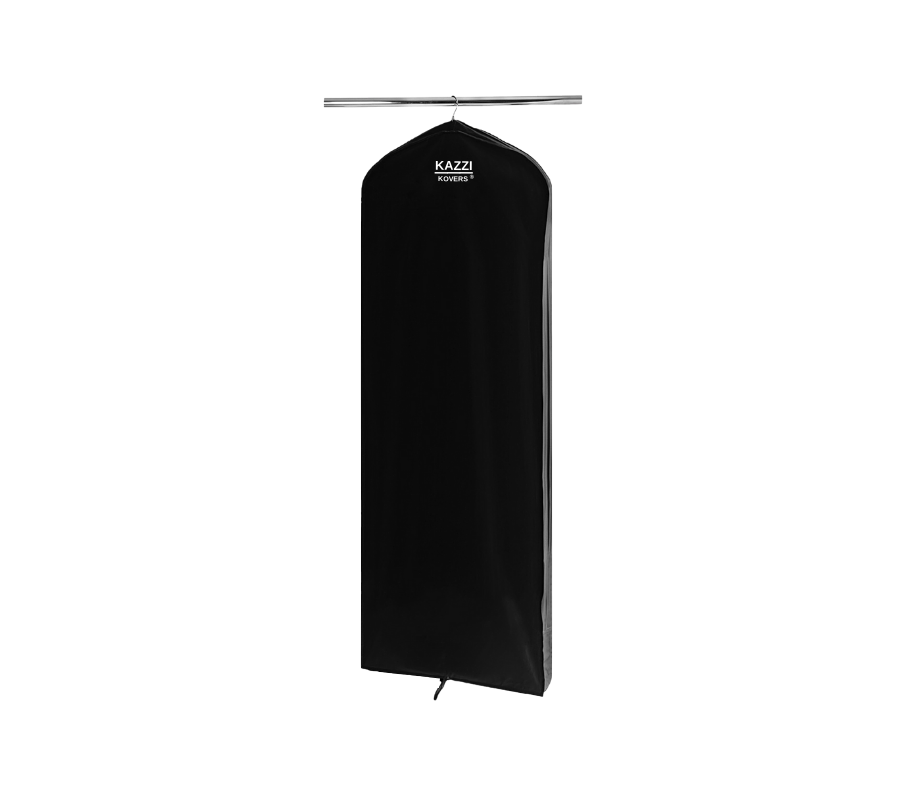 Black Garment Bag. For long coat storage and lengthy garments 