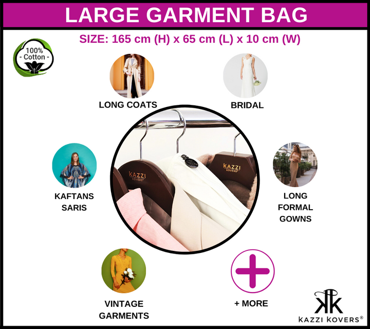 Different uses for Long Garment Bag | Kazzi Kovers