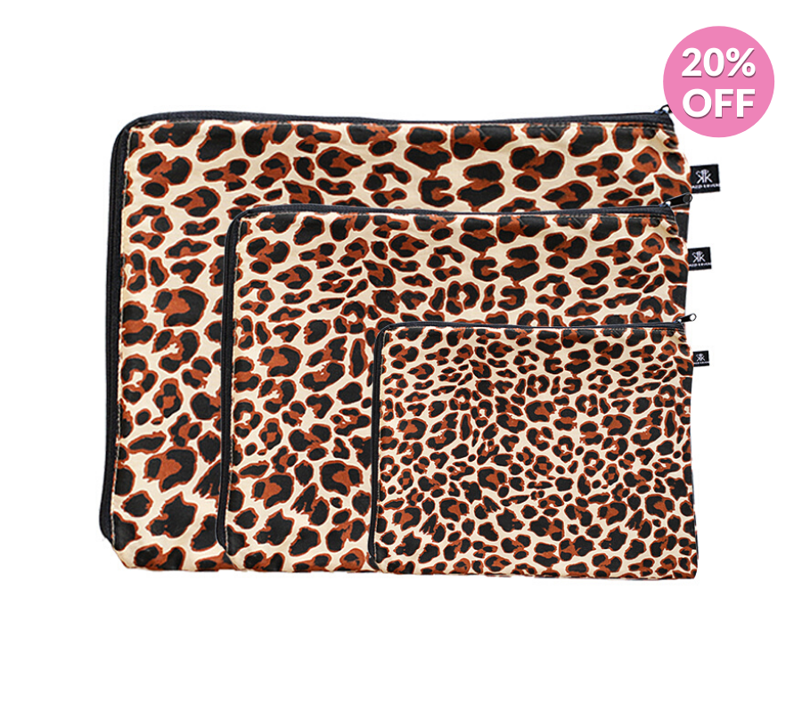 Leopard Print Cotton Packing Cells | 3PK