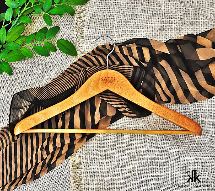 Kazzi Kovers luxury hanger with pant and skirt bar