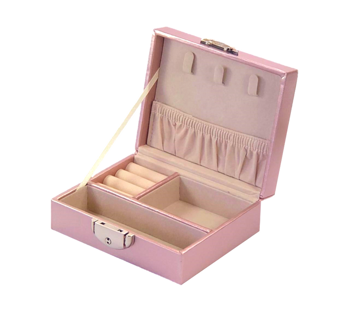 Jewellery box with lock | Mauve