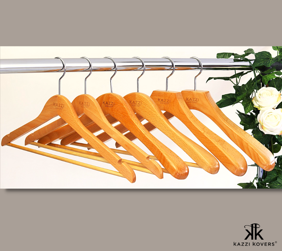 All natural wood grain hangers | Kazzi Kovers