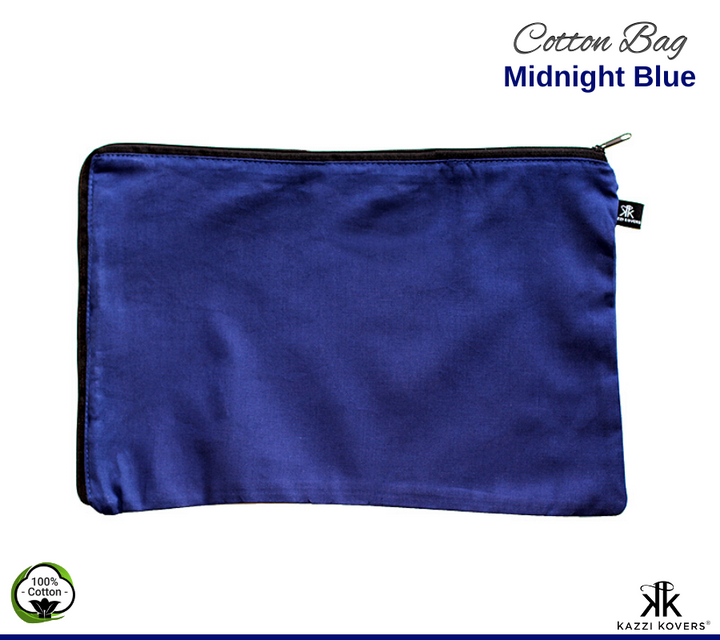 Midnight Blue Cotton Bag