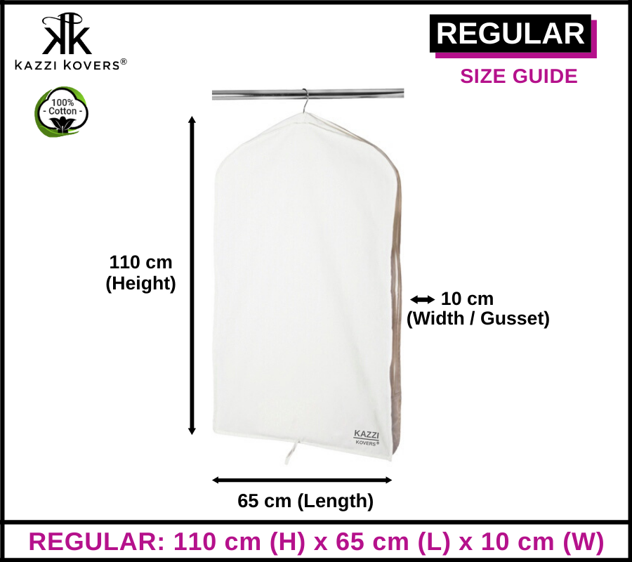 Regular Garment Bag | Size Guide