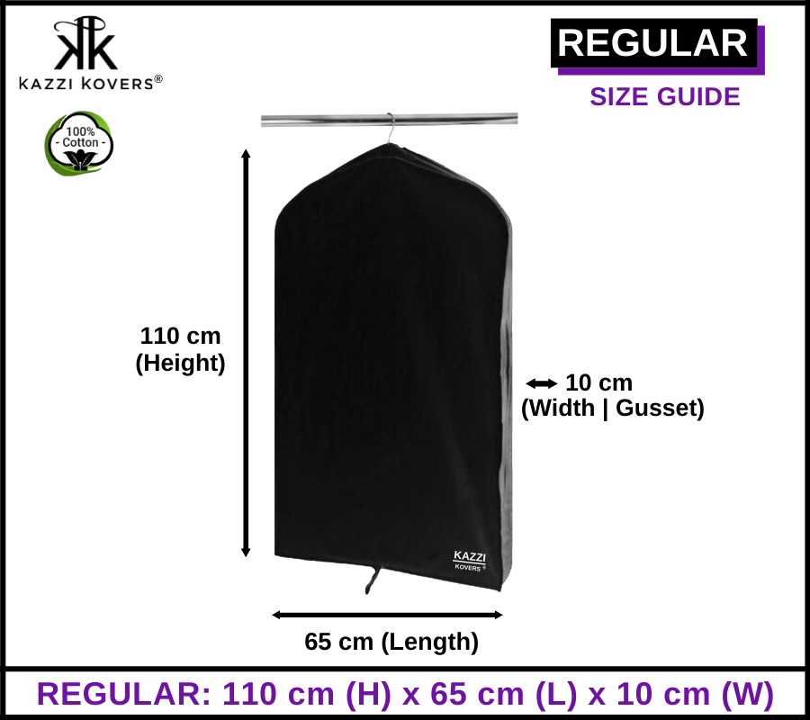 Regular Garment Bag | Size Guide