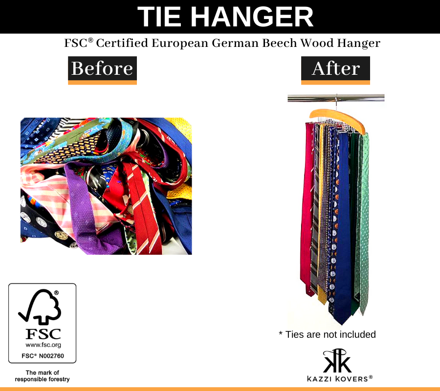 Best tie rack | Before and After