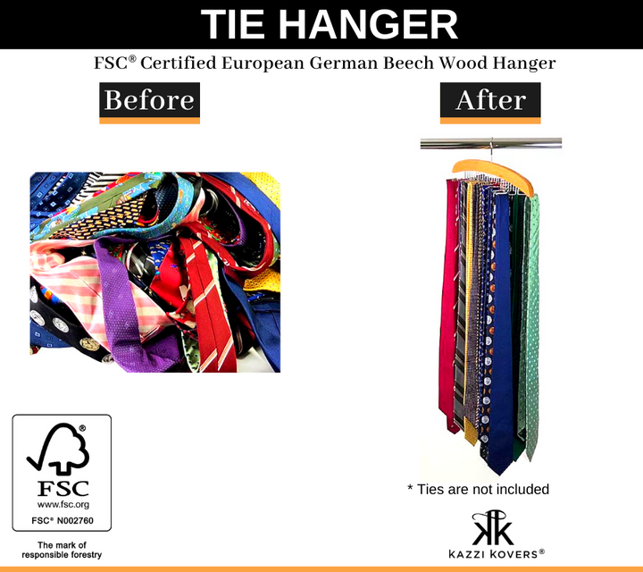 Best tie rack | Before and After