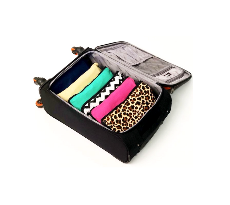 Luggage organiser for travel in suitcase