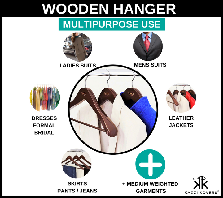 Suit, dress jacket wooden hanger | Multipurpose Uses