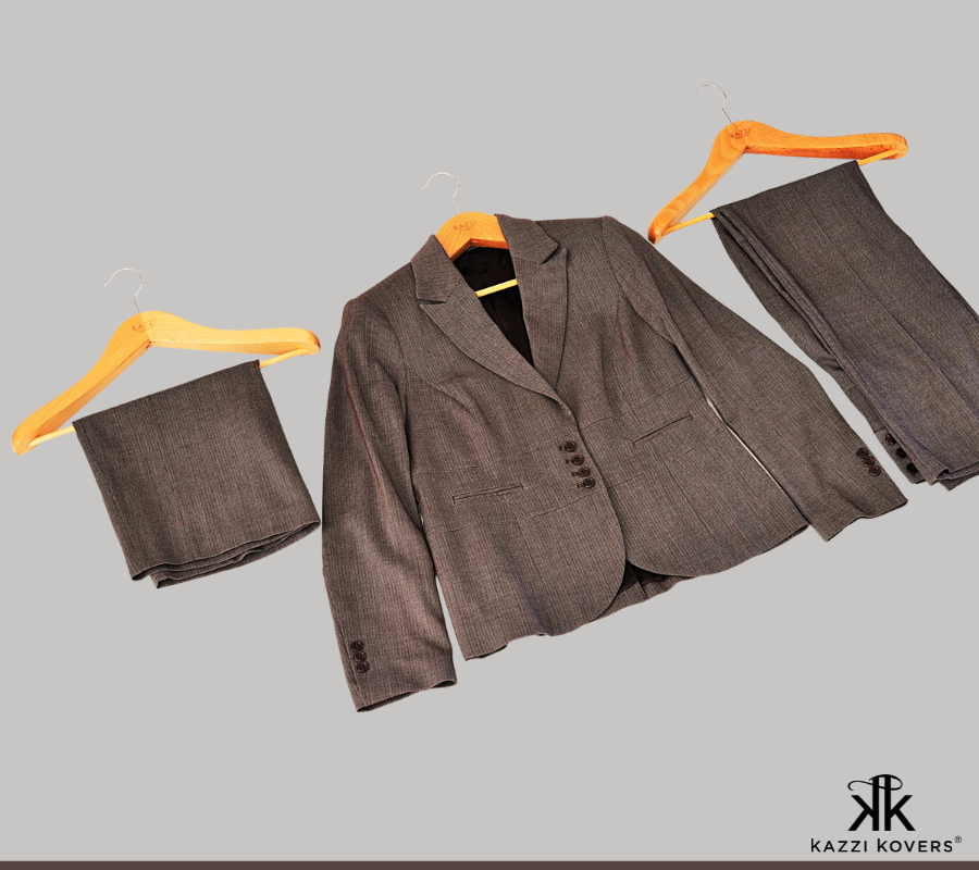 Wide shoulder hangers to accommodate suits, jackets, pants and skirts