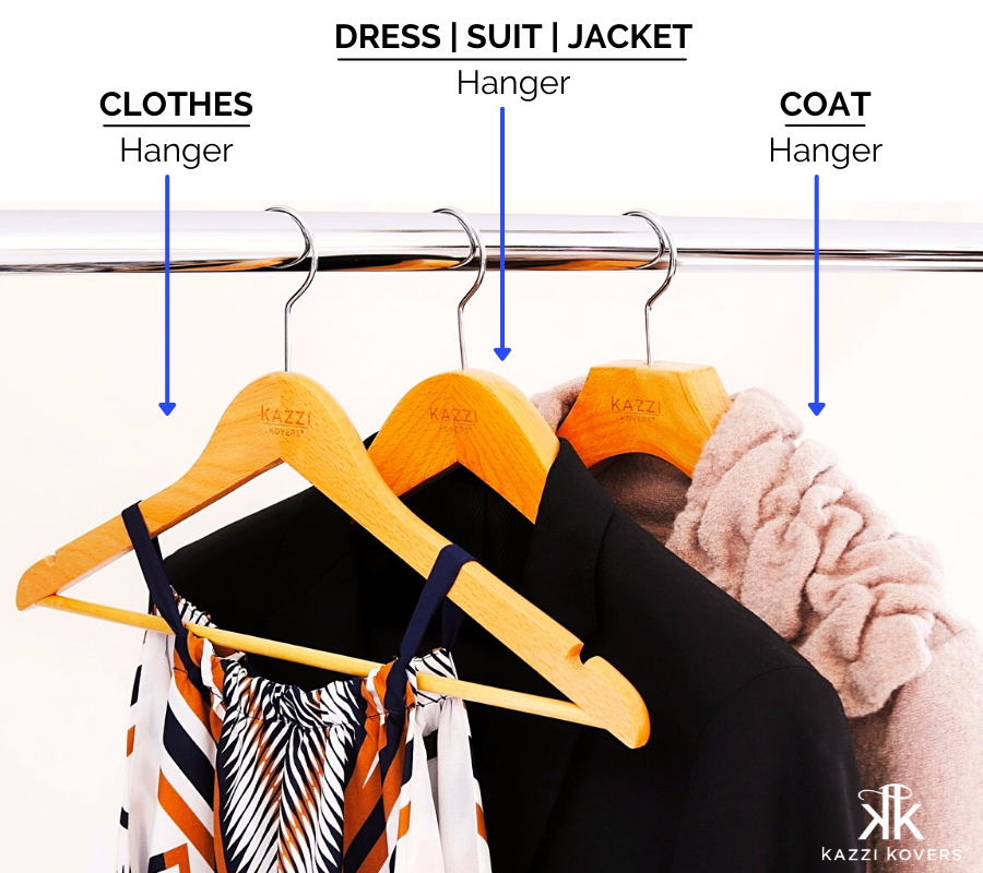 REGULAR Garment Bag + NATURAL Beech Wood Hanger – Kazzi Kovers