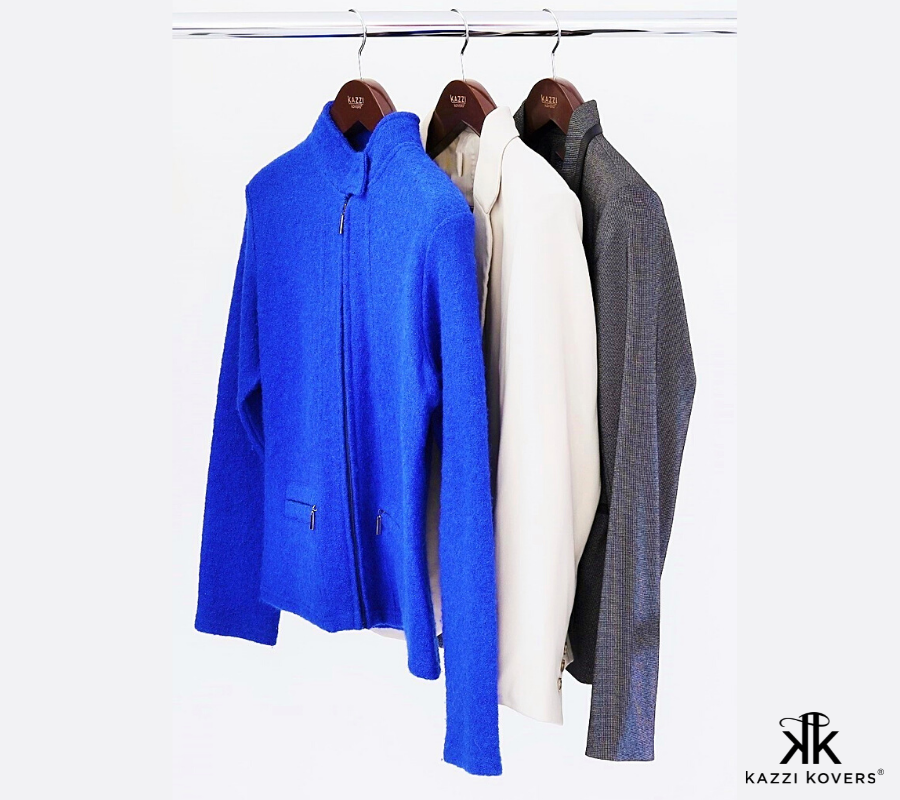 Wooden jacket hangers | Kazzi Kovers